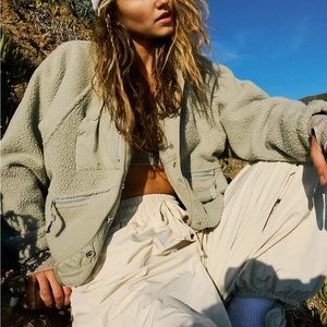 Free People Hit The Slopes Fleece Jacket